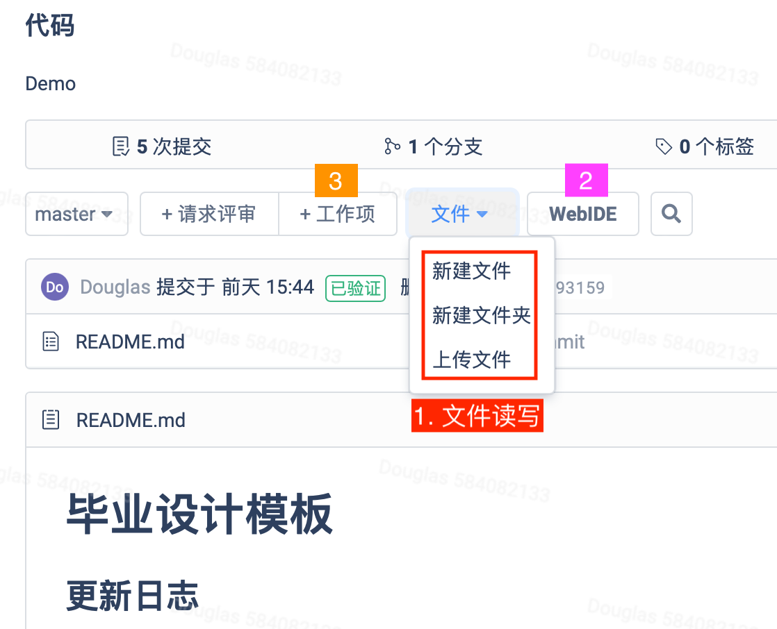2a.png：Web IDE 提交过程